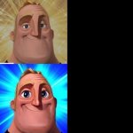Mr Incredible from Trollge to God meme
