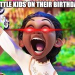 *insert clever title here* | LITTLE KIDS ON THEIR BIRTHDAY | image tagged in encanto kid | made w/ Imgflip meme maker