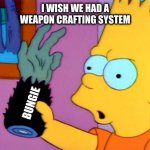 The Monkey's Paw | I WISH WE HAD A WEAPON CRAFTING SYSTEM; BUNGIE | image tagged in the monkey's paw | made w/ Imgflip meme maker