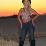 Sexy Blonde Cowgirl