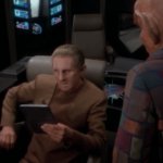 Deep Space Nine Odo Reading A Padd