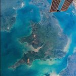 United Kingdom from international space station