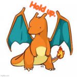 Charizard Hold Up template