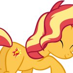 Nuzzling Sunset Shimmer (MLP)