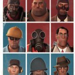 TF2 mercs not laughing template