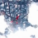 Spiderman Falling GIF Template