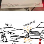 Yes. I know what accident to do. | Yes *scrapping* MY CAR! | image tagged in memes,blank transparent square,funny,funny memes,drawing,you had one job | made w/ Imgflip meme maker
