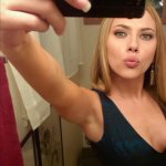 Scarlett Johansson selfie