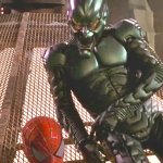 Sam Rami Spider-Man and Green Goblin rooftop scene template