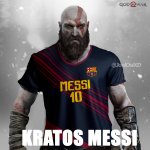 Kratos Messi meme
