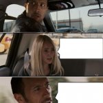 The Rock Driving Reverse template