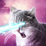 Laser Cat template