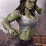 She-Hulk artwork