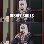 Abbacchio joins in the fun | LONGTIME FANS CASUAL FANS BOB CHAPEK DISNEY SHILLS | image tagged in abbacchio joins in the fun | made w/ Imgflip meme maker