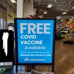 Covid Vaccine sign template