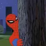 spiderman tree meme