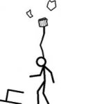 Strutting stickman meme base - samotny - Folioscope