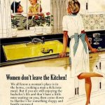Women don’t leave the kitchen Hardee’s ad meme