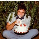 Cash Only | Everyone: Fuel prices are ridiculously high right now. Fuel prices: | image tagged in johnny cash eating cake,gasoline,high,baked | made w/ Imgflip meme maker