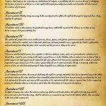 Bill of Rights template