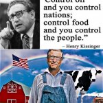 Kissinger and Bill Gates the farmer template
