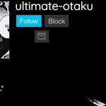 Ultimate-otaku's black and white announcement template template