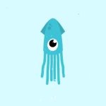 Swimming Squid GIF Template