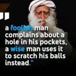 A foolish man vs. a wise man meme