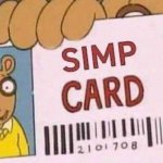 Simp card template