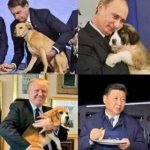 World leaders with their dog’s