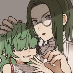 Mizumi ( light green hair ) and Mizumo ( dark green hair )