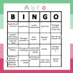 Abro bingo template