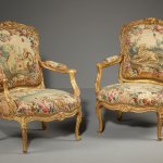Louis XV gilt-wood Armchairs from the Waterford Suite