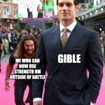 I can't wait 'till I beat the sixth gym. | POKEMON DIAMOND IN A NUTSHELL; ME WHO CAN NOW USE STRENGTH HM OUTSIDE OF BATTLE; GIBLE | image tagged in jason momoa henry cavill meme,gible,pokemon,diamond,pokemon diamond,strength | made w/ Imgflip meme maker