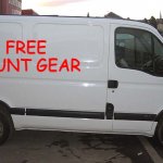 How to Kidnap Kick Buttowski | FREE STUNT GEAR | image tagged in blank white van,kick buttowski,why are you reading this,stop reading the tags,never gonna give you up | made w/ Imgflip meme maker