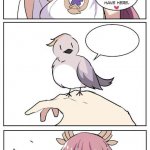 Yae miko eat bird meme