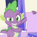 Spike Showing Off Paper template