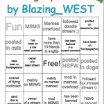 bingo card by Blazing_WEST meme