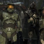 Master Chief and Sarge Salute