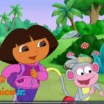 Dora & Boots Running meme