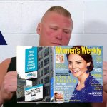Toilet Humor | image tagged in wwe brock lesnar reading a magazine | made w/ Imgflip meme maker