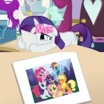 :'( | Me: | image tagged in rarity's sadness memories mlp,my little pony friendship is magic | made w/ Imgflip meme maker