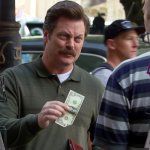 Ron Swanson American Money