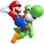 Mario on yoshi