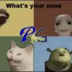 What's your zone? meme
