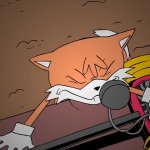 Secret history tails/Crazy tails sees this GIF Template