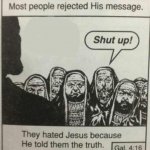 Jesus tells the truth