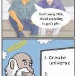 God's plan cropped template