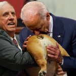 Biden sniffs