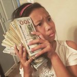 Asian girl money